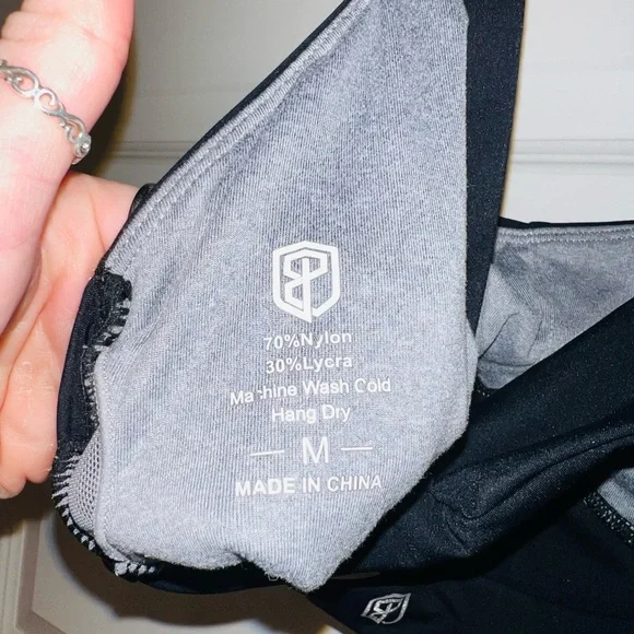 Born Primitive Your Go to Sports Bra (Black) Medium - Picture 6 of 6